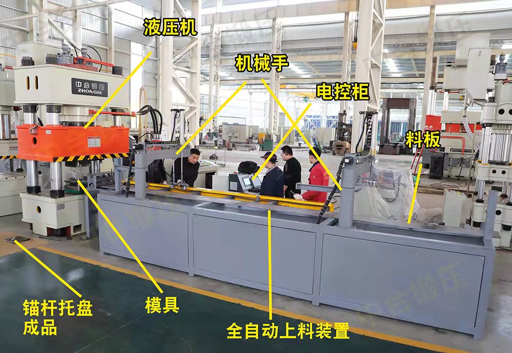 630吨锚杆托盘生产线(图1) 630吨锚杆托盘生产线(图1)